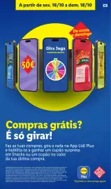 Folheto Lidl | Fim de Semana Página 6: A partir de sex. 16/10 a dom. 18/10 Alesto Cacahuete Amension Até 50€ Gira Joga