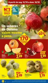 Folheto Lidl semana 42 Página 2: Diospiro Nacional €2,49, Anona €2,49