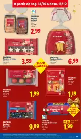 Folheto Lidl semana 42 Página 21: Favorina bombons recheados €9,99, Favorina maçapão €1,99