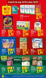 Folheto Lidl semana 42 Página 24: Nestlé Nestum Mel Cereais Integrais €3,74, Tostakids Bolachas Patrulha Pata €1,59
