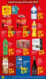 Folheto Lidl semana 42 Página 30: Super bock cerveja mini €9,99, 7up refrigerante regular €1,79