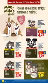 Folheto Lidl semana 42 Página 32: Max & Mila's World croquetas gourmet com salmão €7,99