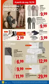 Folheto Lidl semana 42 Página 38: Livarino capa de edredão €12,99, Livarno capa de edredão musselina €29,99