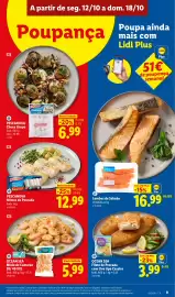 Folheto Lidl semana 42 Página 9: Ocean Sea Filete de Pescada com Ovo tipo Caseiro €3,99, Pescanova Mimos de Pescada €12,99