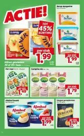 Dekamarkt folder week 42 Pagina 12: Campina vla €1,79, Vergeer geraspte kaas €1,69