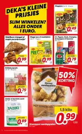 Dekamarkt folder week 42 Pagina 2: Bolletje pepsels €0,79, Garlan of Apostels zaziki €0,89