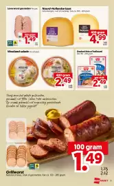 Dekamarkt folder week 42 Pagina 9: Leverworst gesneden €1,49, Noord-Hollandse kaas €4,99