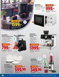 Lidl leták Strana 2: Silvercrest Espresso kávovar Premium €5.999,00, Silvercrest elektrický mlýnek na maso €799,00
