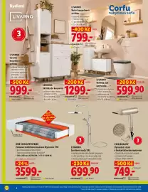 Lidl leták Strana 4: Livarno sprchová sada XXL €699,90, Cien Beauty vysoušeč vlasů s bezkartáčovým motorem €749,00