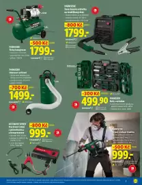 Lidl leták Strana 7: Parkside Kufr s nářadím €499,90, Parkside Tichý kompresor €1.799,00