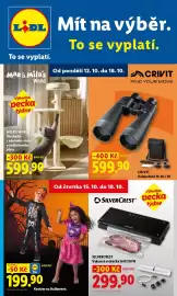 Lidl leták týden 42 Strana 1: MILA'S WORLD Škrabadlo €599,90, Kostým na Halloween €199,90
