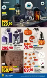 Lidl leták týden 42 Strana 18: Halloweenská LED dýně €79,90, Halloweenská LED lucerna €129,90