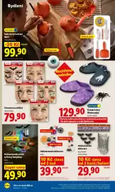 Lidl leták týden 42 Strana 20: Sada na vyřezávání dýně €99,90, Tetování na obličej €79,90