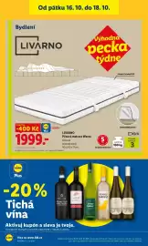 Lidl leták týden 42 Strana 26: LIVARNO Pěnová matrace Waves €1.999,00