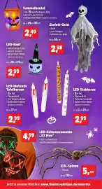 Thomas Philipps Prospekt woche 42 Seite 7: LED-Kopf €2,99, LED-blutende Tafelkerzen €2,99