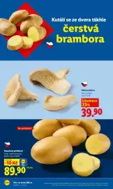 Lidl leták Strana 10: Hlíva ústřičná €39,90, Brambory přílohové €89,90