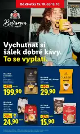 Lidl leták Strana 21: BELLAROM Zrnková káva €199,90, BELLAROM Káva Klasik 100 % Robusta €29,90