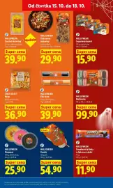 Lidl leták Strana 31: HALLOWEEN Čerstvé těstoviny €39,90, HALLOWEEN Jogurtový dezert €15,90