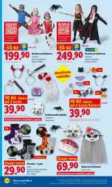Lidl leták Strana 38: Ponožky 2 páry €29,90, Halloweenské doplňky €39,90