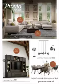 Pronto wonen folder week 42 Pagina 4: Wandmeubel Lavio €3.198,00, Verlichting Macato