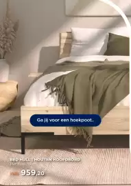 TotaalBED folder week 42 Pagina 14: BED HULL | HOUTEN HOOFDBORD €959,20