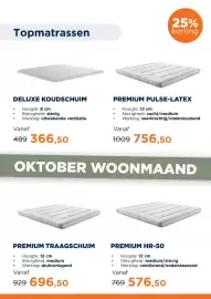 TotaalBED folder week 42 Pagina 17: Deluxe koudschuim €366,50, Premium traagschuim €696,50