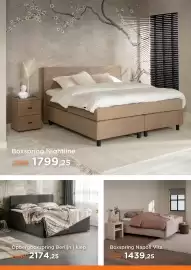 TotaalBED folder week 42 Pagina 2: Boxspring Nightline €1.799,25, Boxspring Napoli Vita €1.439,25