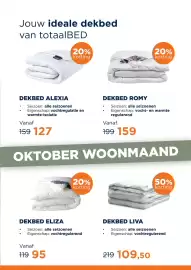 TotaalBED folder week 42 Pagina 21: DEKBED ALEXIA €127,00, Totaal BED DEKBED ROMY €159,00