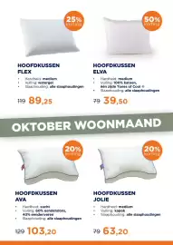 TotaalBED folder week 42 Pagina 7: Elva hoofdkussen €39,50, Hoofdkussen flex €89,25