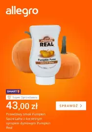 Allegro gazetka tydzień 41 Strona 5: Korzenny syrop dyniowy Pumpkin Real €43,00