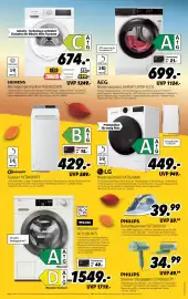 MEDIMAX Prospekt Seite 7: LG Waschmaschine F2X7SLIM9W €449,00, AEG Waschmaschine LAVAMAT LR7EP-ECO3 €699,00