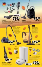 MEDIMAX Prospekt Seite 9: SIEMENS Bodenstaubsauger VS06M312 €79,99, Bodenstaubsauger Guard S1 Sunsetgelb €169,99