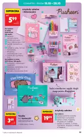 Biedronka gazetka Strona 25: Teczka lub karteczki €3,49, Artykuły szkolne €19,99