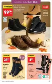 Biedronka gazetka Strona 29: Rajstopy damskie CLEVÉ CLASSIC €8,99, Skarpety robocze męskie, 3-pak BLACK+DECKER €24,99
