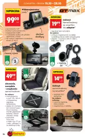 Biedronka gazetka Strona 34: GT max Uchwyt samochodowy na smartfon lub adapter €19,99, GT max Wideorejestrator jazdy €99,00