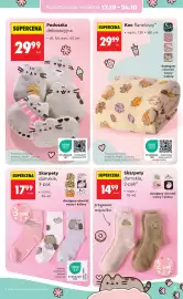 Biedronka gazetka Strona 7: Skarpety damskie Pusheen, 2-pak €14,99, Koc flanelowy Pusheen €29,99