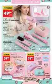 Biedronka gazetka Strona 9: Lustro LED Pusheen €59,90, Urządzenia do stylizacji włosów lub kosmetyczka Pusheen €49,99