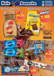 Hale Banacha gazetka Strona 17: Nesquik Ciasteczka €7,49, Nescafe Crema €24,99