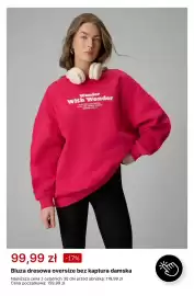 4F gazetka tydzień 41 Strona 10: Bluza dresowa oversize bez kaptura damska 4F €99,99
