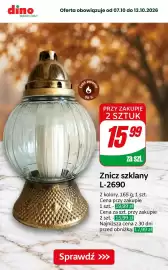 Dino gazetka Strona 6: dino najbliżej Ciebie Oferta obowiązuje od 07.10 do 13.10.2026 Czas palenia 50 h PRZY ZAKUPIE 2 SZTUK