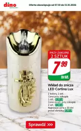 Dino gazetka Strona 9: dino najbliżej Ciebie Oferta obowiązuje od 07.10 do 13.10.2026 PRZY ZAKUPIE 2 SZTUK 7.99 za szt