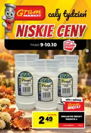 Gram Market gazetka tydzień 41 Strona 1: Wkład do zniczy Promyk 4 €2,49