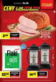 Gram Market gazetka tydzień 41 Strona 3: Znicz S-7007 kapliczka €14,99, Flaki wołowe suche mrożone Abel €22,99