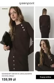 Greenpoint gazetka tydzień 41 Strona 4: Dzianinowy sweter w czekoladowym odcieniu brązu Greenpoint €159,99