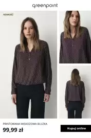 Greenpoint gazetka tydzień 41 Strona 7: Printowana wiskozowa bluzka Greenpoint €99,99