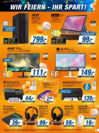 Expert Prospekt woche 41 Seite 11: Logitech Gaming-Headset G535 Lightspeed €59,00, Lenovo Tablet Tab €99,00