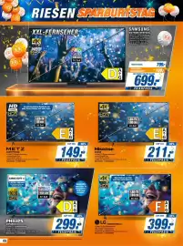 Expert Prospekt woche 41 Seite 2: METZ LED-TV 32 Zoll €149,00, Hisense LED-TV 43A6S €211,00