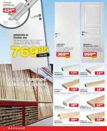 Bauhaus avis Side 14: Frøslev Forrammetræ €36,95, Frøslev Hjørneliste €39,95