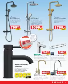 Bauhaus avis Side 19: Grohe køkkenarmatur Feel med udtræk €1.299,00, Camargue Køkkenvaskarmatur Savo €499,95