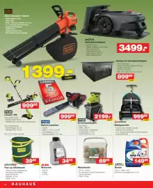 Bauhaus avis Side 22: Mova Robotplæneklipper €3.499,00, Gardena Bladopsamler €999,95